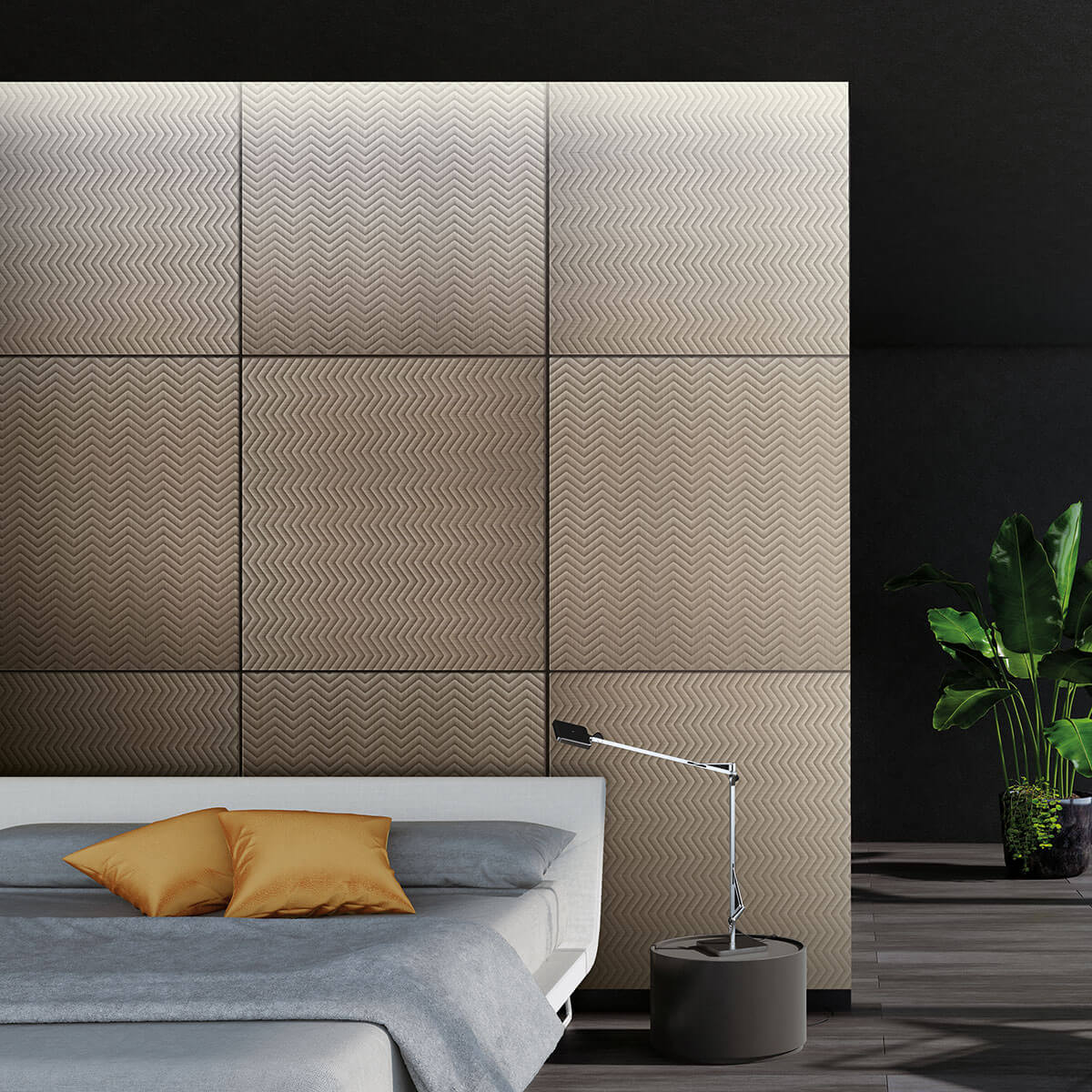 Модерна ламперия за стена