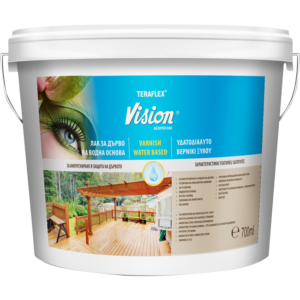 ТЕРАФЛЕКС® VISION, ЛАЗУРЕН ЛАК ЗА ДЪРВО, ВОДОРАЗТВОРИМ