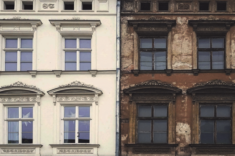 Пълно реставриране на сгради-паметници на културата с фасадни и интериорни профили