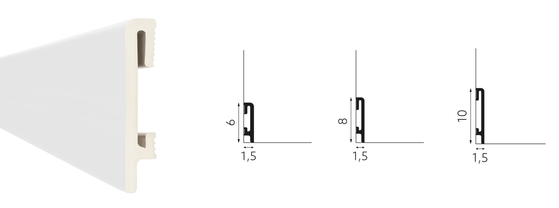 Подови первази от StyroDesign