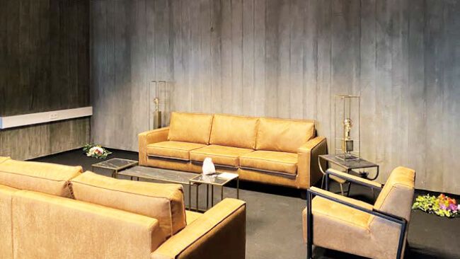 Бетонни тапети за интериори в стил Баухаус