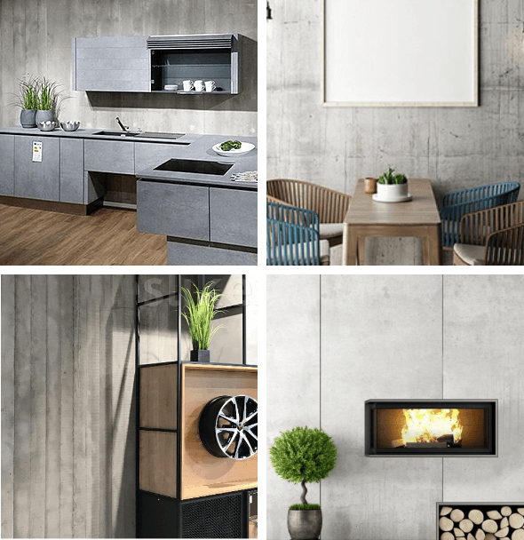 Тапети имитация на бетон