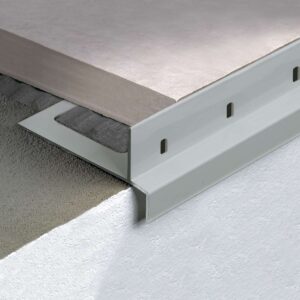 BORDERTEC BD20 perimeter draining for 2 cm paving tiles.