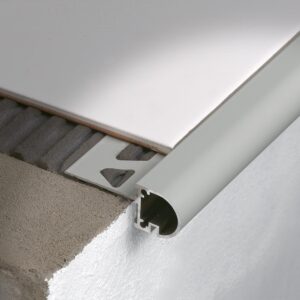 BORDERTEC BR profile with integrated drainer for balconies and terraces