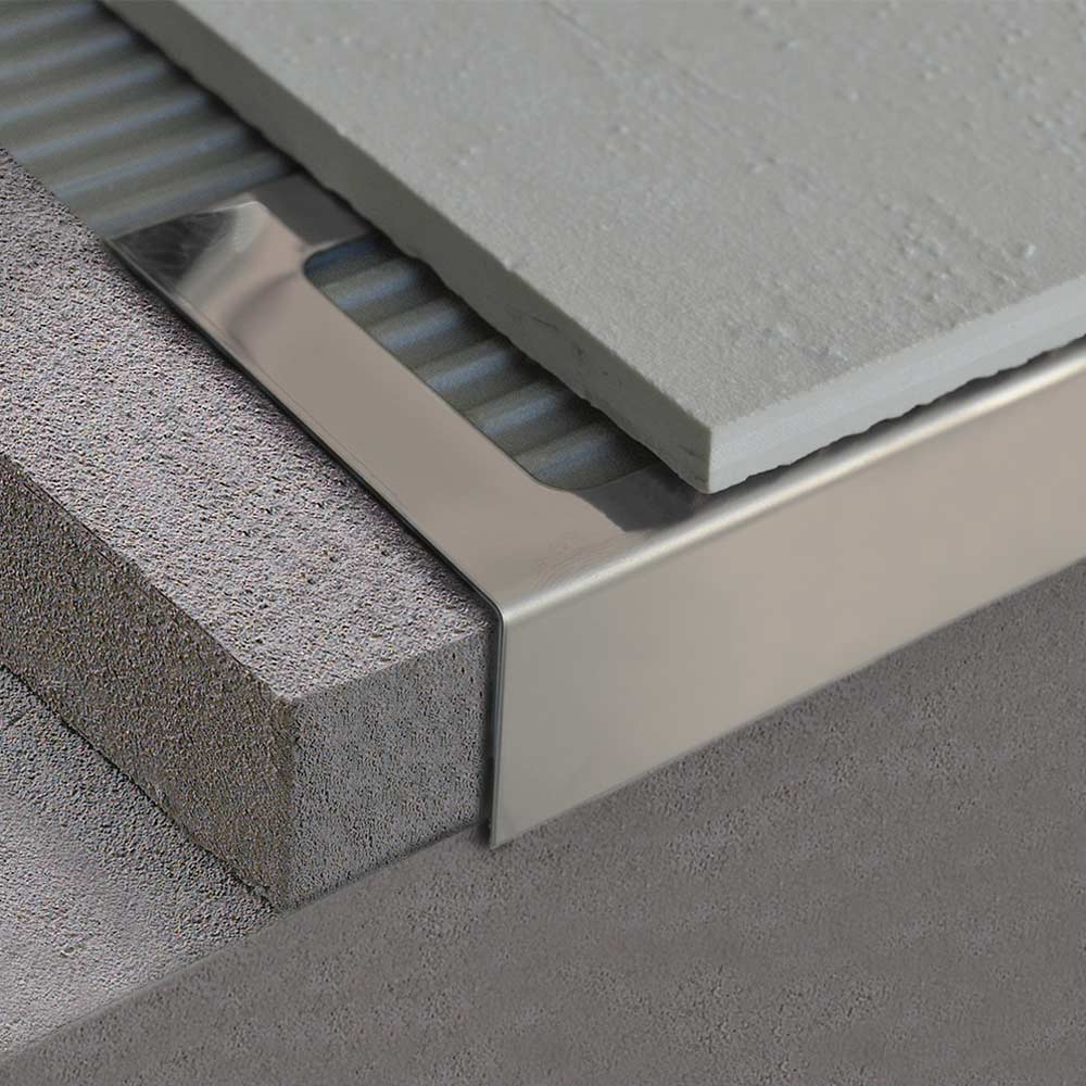 BORDERTEC BO "L" edging profile for terraces and balconies