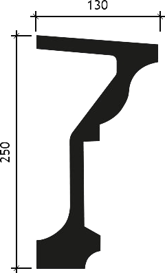 Корнизен профил