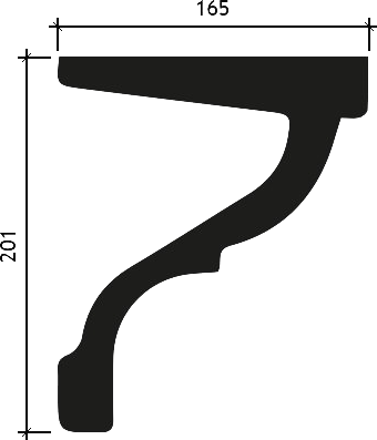 Корнизен профил